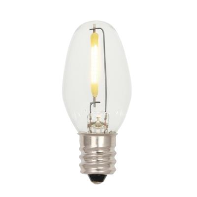 0.4 Watt (4 Watt Equivalent) C7 Filament LED Light Bulb